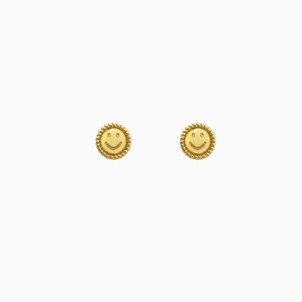 Flower Smiley Studs (per paar)