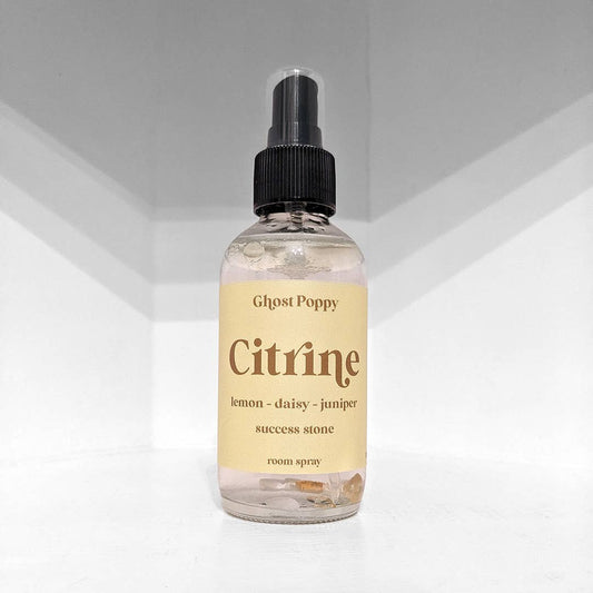 Voor een fris en mysterieus sfeertje in huis ☽ Citrine room spray